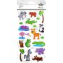 Naklejki Titanum wypukłe Zwierzęta Safari, 19szt - 2